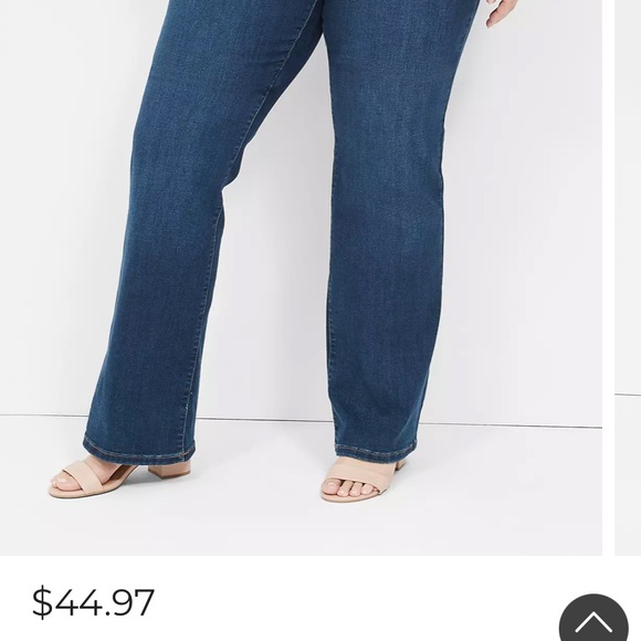 Lane Bryant high rise boot cut jeans - Picture 3 of 6